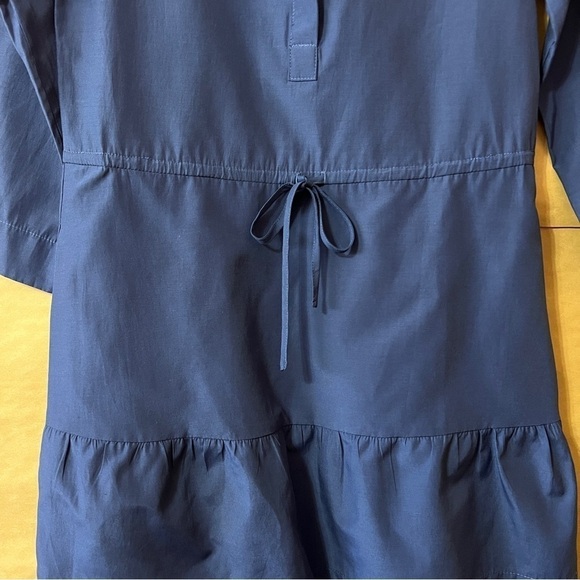 Tuckernuck | Pomander Place Lucy Mini Dress Tiered Button Popover Blue Size XS - Picture 6 of 11
